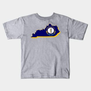 Kentucky State Flag Kids T-Shirt